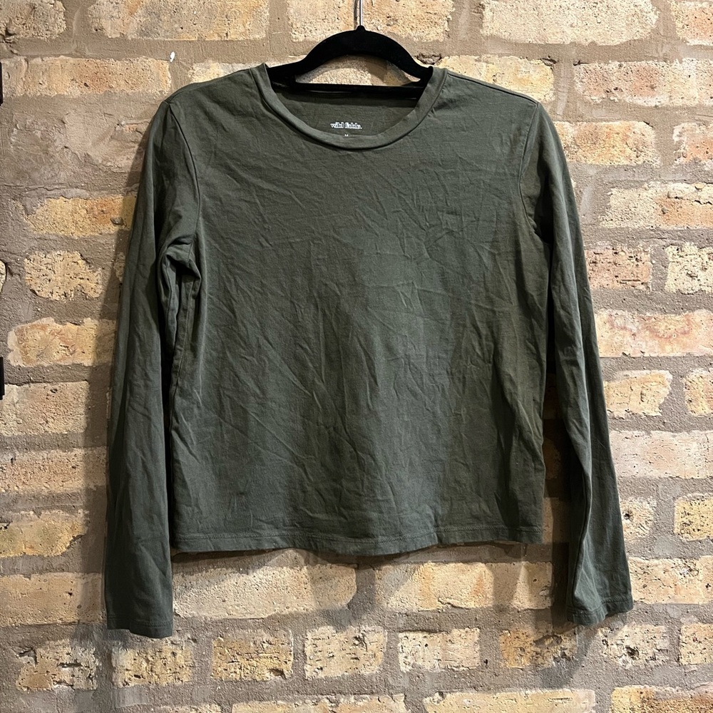 Green Long Sleeve Shirt
